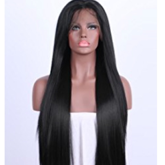 ? Rori 24” BLACK STRAIGHT LaceFront Wig ? main image 8